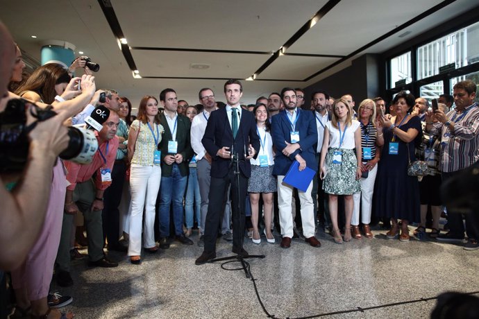 Casado, en el Congreso Nacional del PP