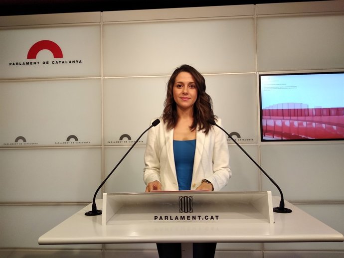 La líder de Cs a Catalunya,  Inés Arrimadas