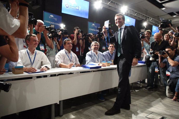 Casado, en el Congreso Nacional del PP