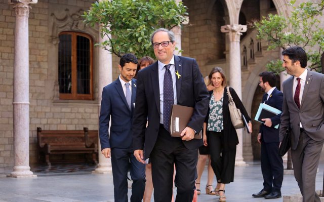 El presidente de la Generalitat, Quim Torra