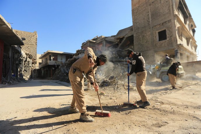 Limpieza en Mosul, 2018