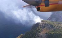 Declaran estable el incendio forestal en Cala Estellencs que ha provocado la evacuación de 150 personas