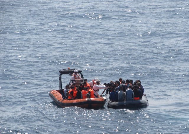 Personas rescatadas por Salvamento Marítimo