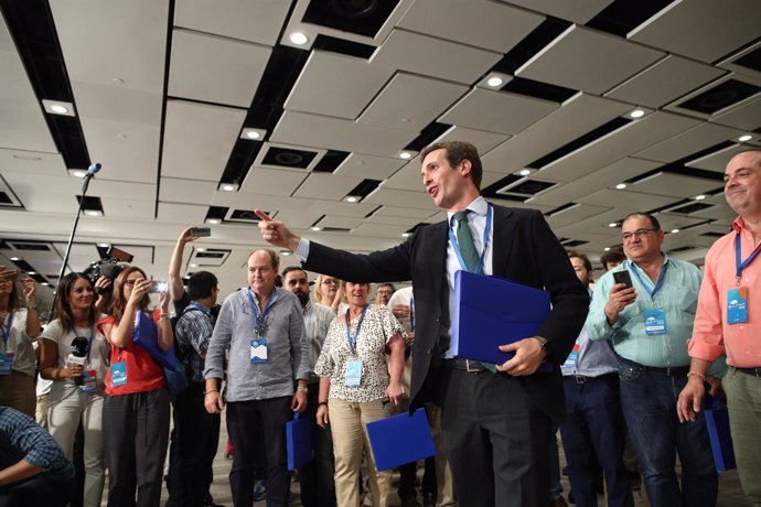 Casado, en el Congreso Nacional del PP