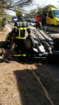 Muere una persona en un accidente de tráfico en la AP-4 a la altura de Jerez (Cádiz)