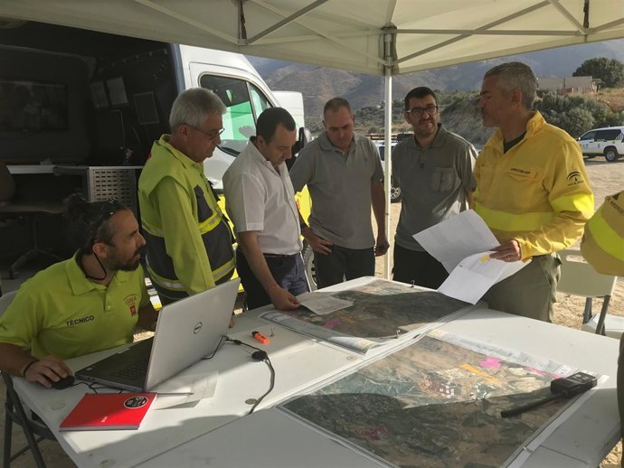 Incendio forestal Casares Estepona Ruiz Espejo