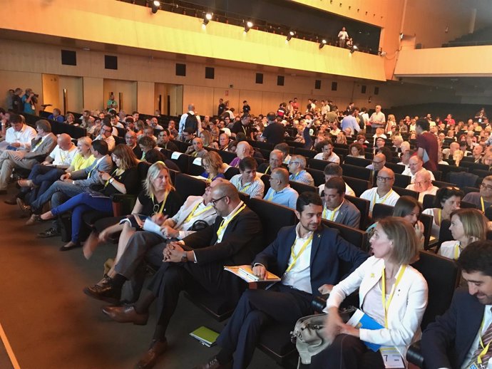 El PDeCAT celebra su Assemblea Nacional en el Palau de Congressos de Catalunya