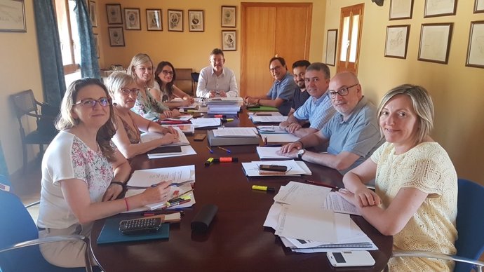 Reunión del Consell en el Seminari de Govern de verano de 2018