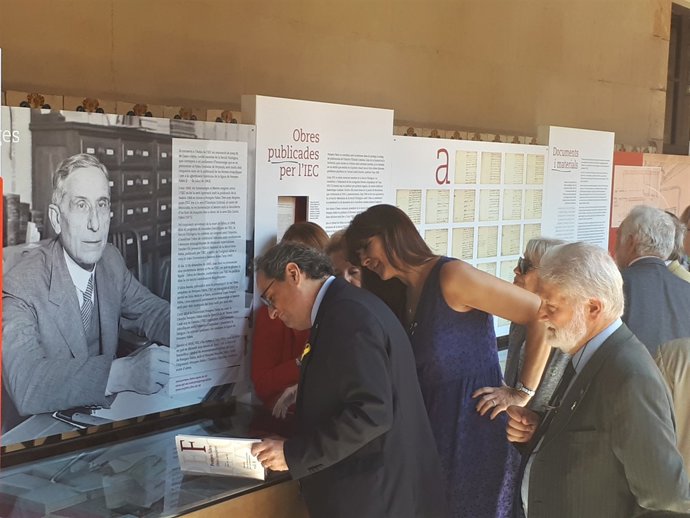 Q.Torra, L.Borràs, J.Ros, en exposició IEC