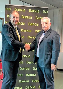 Antoni Serra (Bankia) y Eduardo Soriano (Isba)