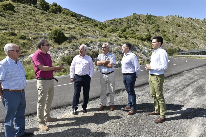 Imagen de la visita del presidente