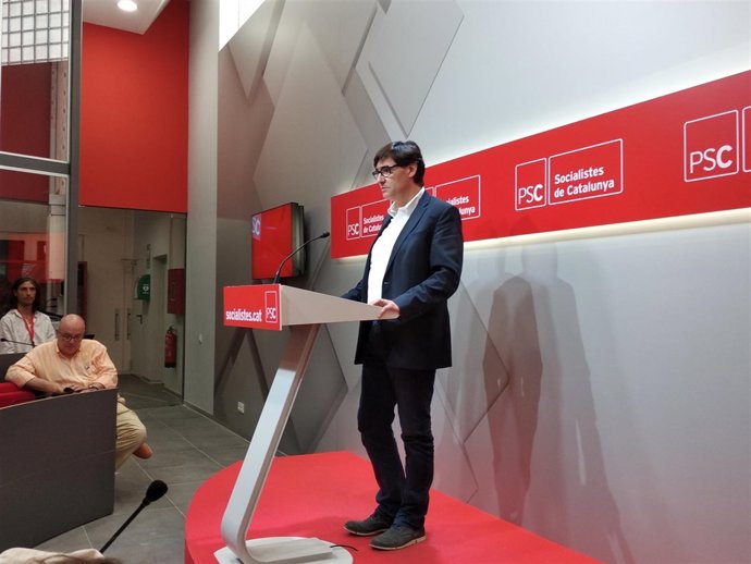 El secretario de Organización del PSC, Salvador Illa