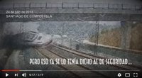 Las víctimas de Angrois lanzan un vídeo denuncia en el quinto aniversario del accidente