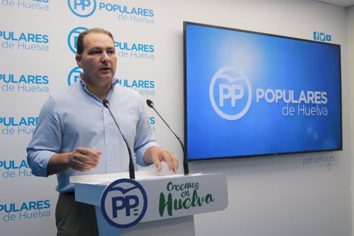 El secretario de Organización del PP de Huelva, David Toscano.
