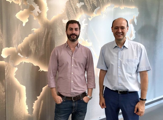 De izq. A dcha: Ignacio Fernández, Fundador y CEO de Clue Technologies, y Pedro 