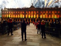 Prohibido entrar con mochilas y bolsos grandes en la Praza do Obradoiro en la noche del 24 y la mañana del 25
