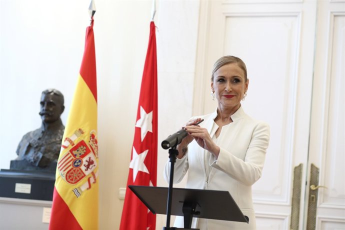 Rueda de prensa de Cristina Cifuentes
