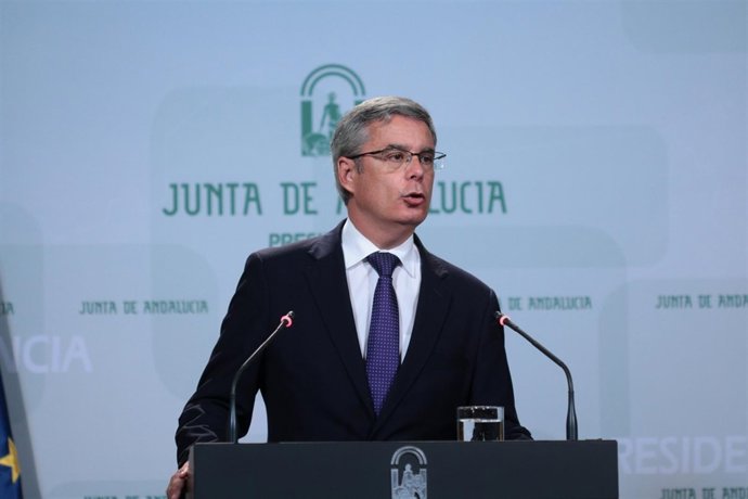 Juan Carlos Blanco, en rueda de prensa.