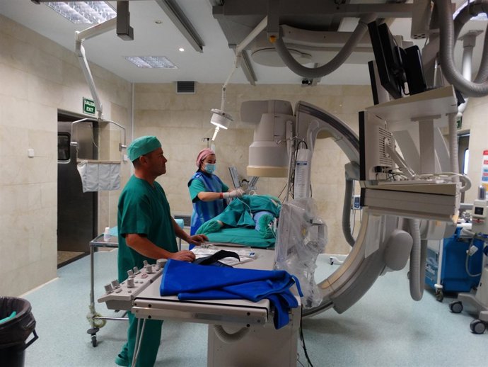 Sala de  Hemodinámica en Hospital Costa del Sol