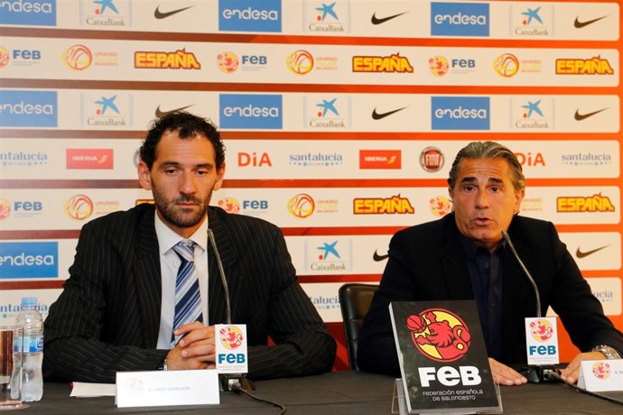 Jorge Garbajosa y Sergio Scariolo 