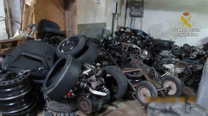 Operación de la Guardia Civil contra talleres mecánicos ilegales