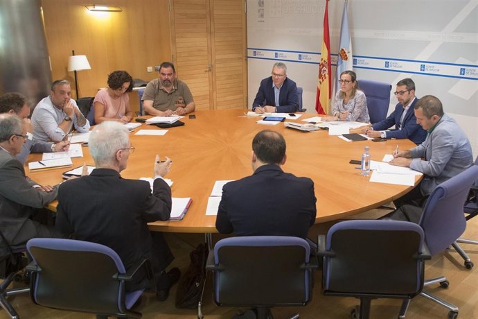 Reunión del plan de seguimiento de transporte público de Galicia