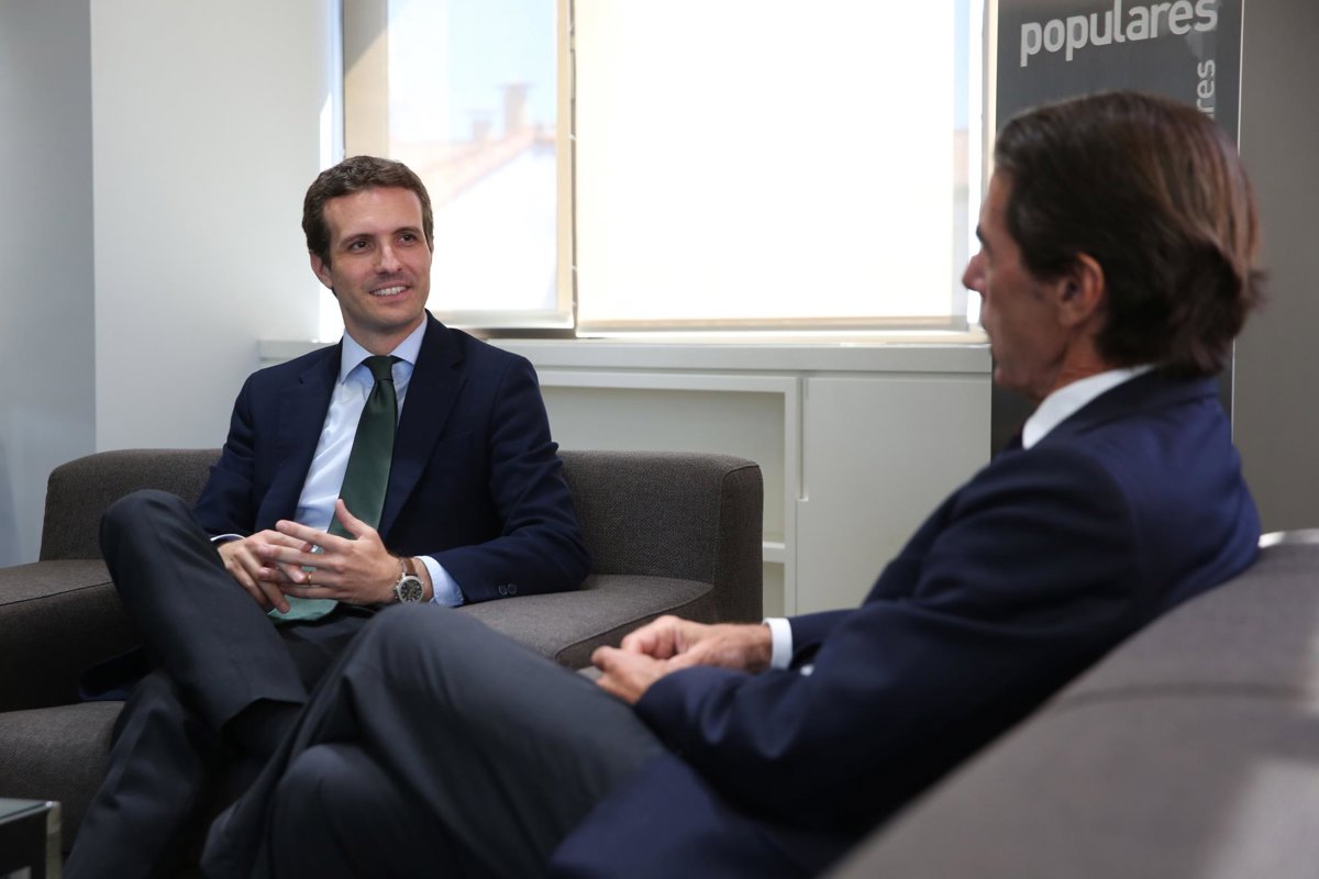 Casado y Aznar hablan de Cataluña y los "retos y desafíos" que afronta ...