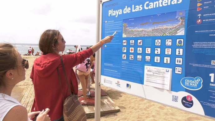 Inspección de la Bandera Azul en Las Canteras