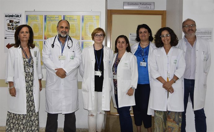 Profesionales del equipo de Cuidados Paliativos