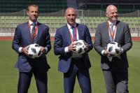 Infantino: "La RFEF va a ir muy lejos con la actitud y mentalidad de Rubiales"