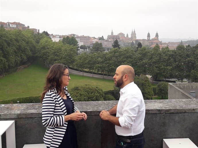 Mónica Oltra y Luís Villares