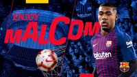 El Barça ficha al brasileño Malcom hasta 2023 por 41 millones