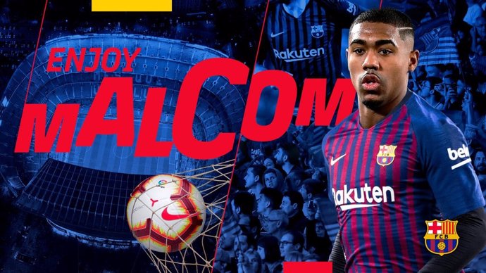 El nuevo jugador del FC Barcelona Malcom