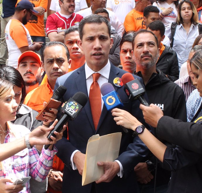 Juan Guaidó, dirigente del partido opositor venezolano Voluntad Popular