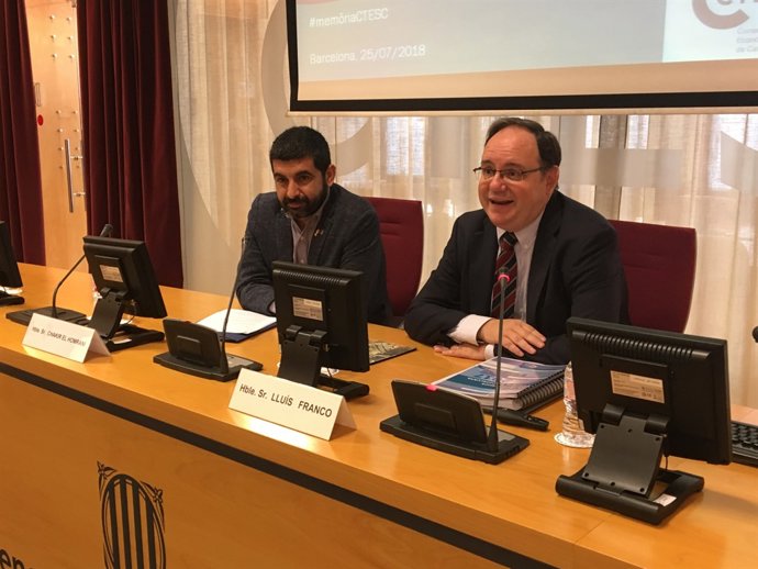 Chakir el Homrani i Lluís Franco