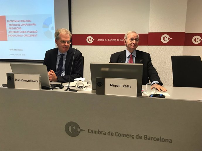 Joan Ramon Rovira y Miquel Valls (Cámara de Comercio de Barcelona)