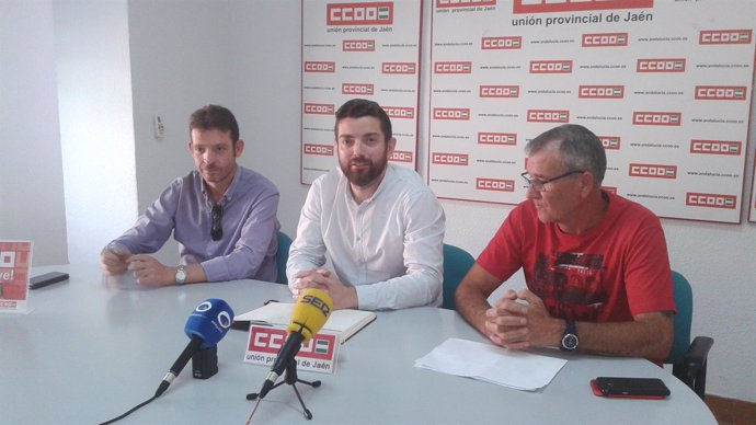 Rueda de prensa de CCOO Jaén