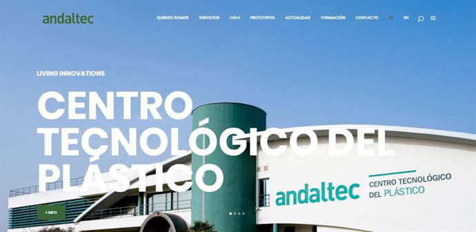 Entrada a la nueva web de Andaltec