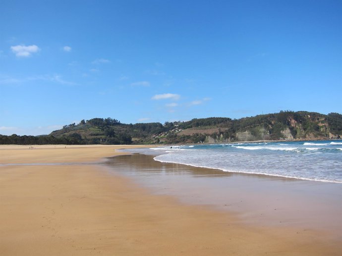 Playa en Asturias