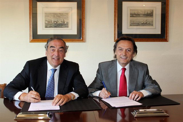 Juan Rosell (CEOE) y Jesús Lizcano (Transparencia Internacional España)