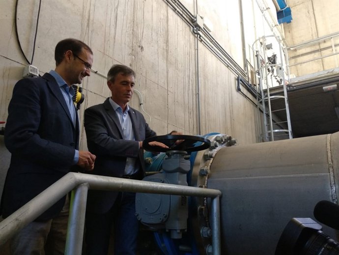 Puesta en servicio de las las conducciones de agua a Costa Ballena 