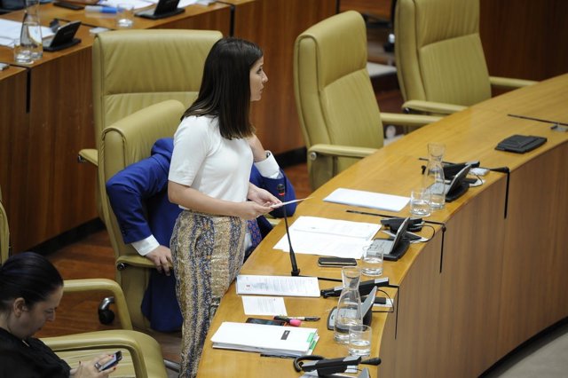 Gil Rosiña hablando sobre oposiciones este miércoles en la Asamblea