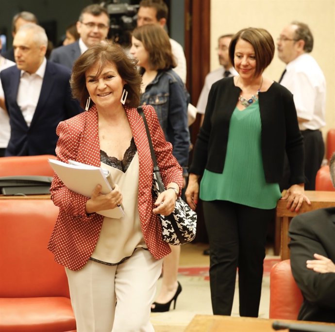 Comissió Constitucional al Congrés amb la compareixença de la vicepresidenta
