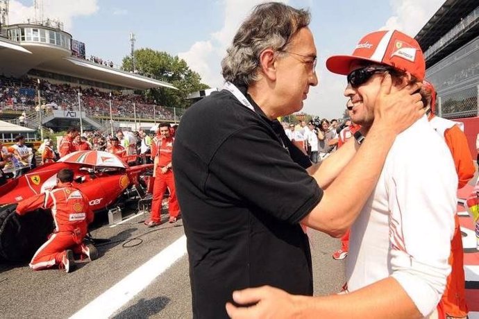 Fernando Alonso y Sergio Marchionne