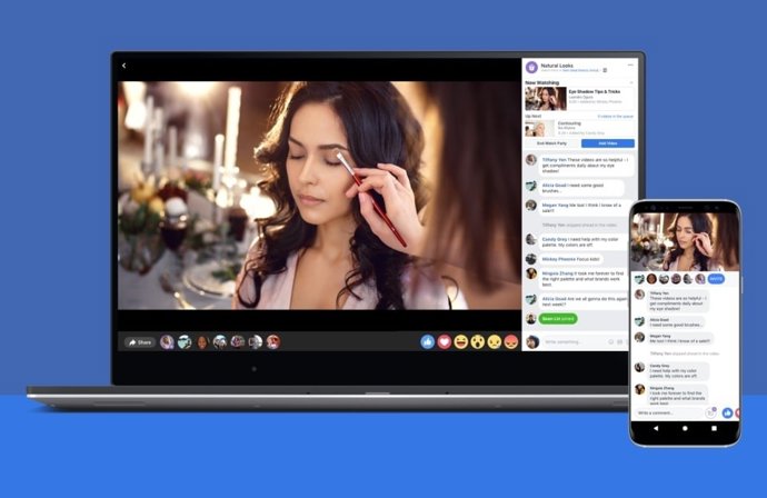Funció Watch Party de Facebook