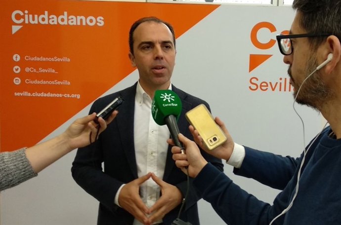 El portavoz de Cs en el Ayuntamiento de Sevilla, Javier Millán