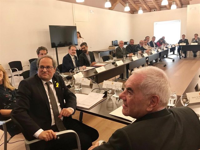 Quim Torra y Ernest Maragall reúnen al Diplocat