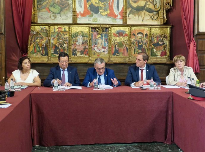 El alcalde de Lleida, Àngel Ros, ha presidido la junta de seguridad local