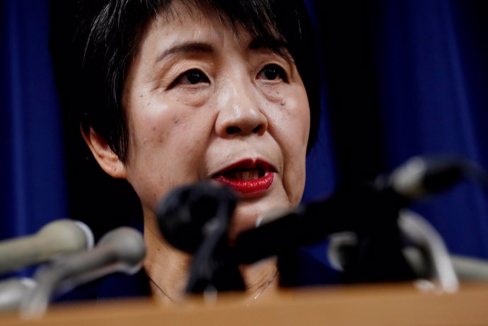 La ministra de Justicia japonesa, Yoko Kamikawa, informa de la ejecución 