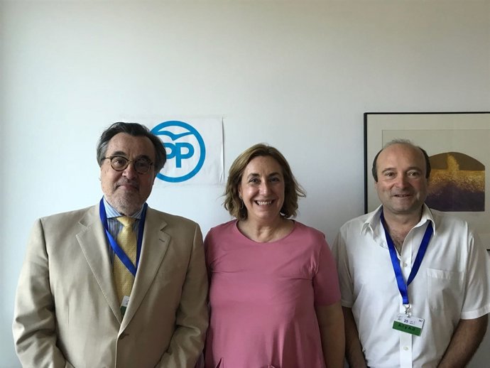 Francisco Parres, Silvia Valmaña y Alfonso Triviño